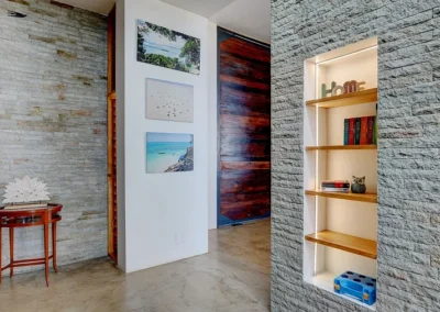 Photo de détail dans le couloir