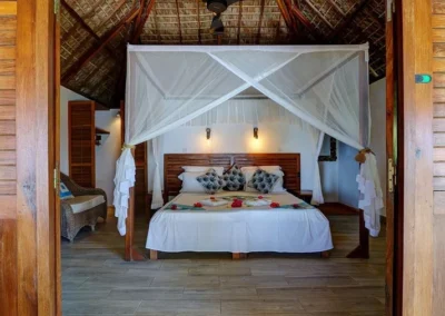 Entrée bungalow Manga Soa Lodge