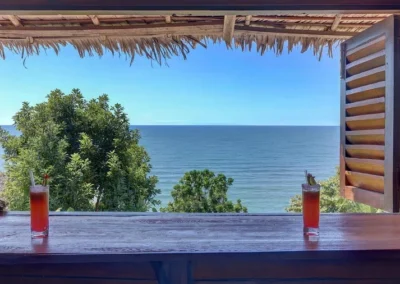 Photo Vue bungalow mer