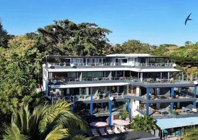Vue aérienne villa orchidees à Ambatoloaka